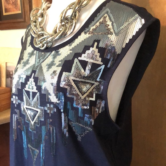 Decadent Sequined Maxi by Express - Picture 7 of 16